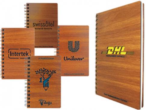 Wooden Cover Notebook (11x17 cm)