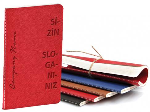 Flexible Leather Notebook (13x21 cm)