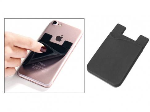 Artificial Leather Phone Card Holder